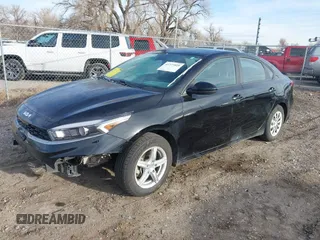 2023 Kia Forte LXS with VIN 3KPF24AD8PE645736, listed as a IAAI auction lot 41777929 with 58,291 mi miles. Bid and sale history available at carsss.com. Image 2.