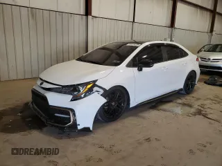 2021 Toyota Corolla SE with VIN 5YFM4MCE6MP076791, listed as a Copart auction lot 52024225 with 24,895 mi miles and Salvage Title. Bid and sale history available at carsss.com. Image 1.