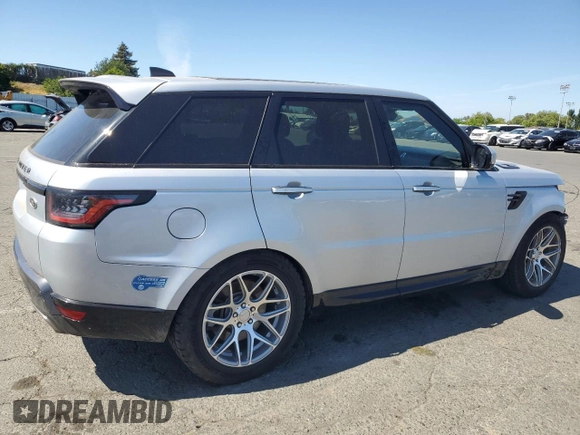2021 Land Rover Range Rover Sport with VIN SALWR4RY8MA756877, listed as a Copart auction lot 56195065 with 57,294 mi miles and Salvage title. Bid and sale history available at DreamBid. Image 3.