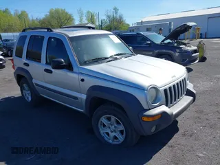 2004 Jeep Liberty Sport with VIN 1J4GL48K84W130852, listed as a IAAI auction lot 42130444 with 99,188 mi miles. Bid and sale history available at carsss.com. Image 1.