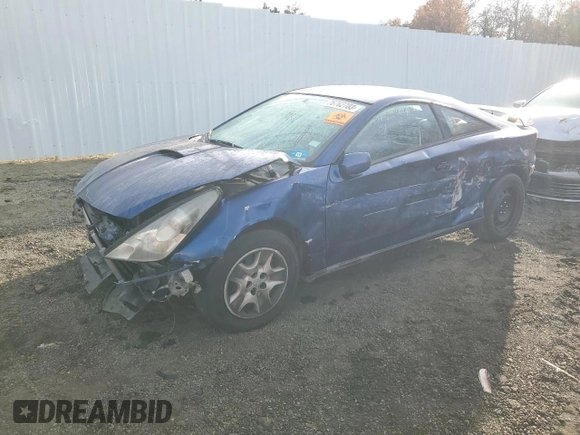 2004 Toyota Celica GT with VIN JTDDR32T340171301, listed as a Copart auction lot 74225804 with 145,996 mi miles and Salvage Title. Bid and sale history available at DreamBid. Image 1.
