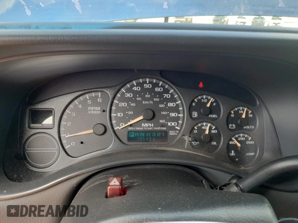 2002 GMC Sierra 1500 SLE z VIN 2GTEK19T721209455, wystawiony jako Copart lot #54008015 z przebiegiem 195 431 mil mil oraz Szkoda całkowita • Salvage title. Historia ofert i sprzedaży dostępna na DreamBid. Obrazek 9.