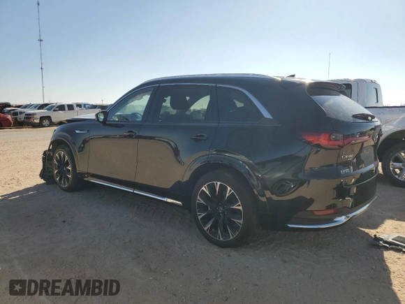 2024 Mazda CX-90 3.3 Turbo S with VIN JM3KK1HC4R1125797, listed as a Copart auction lot 44030425 with 0 mi miles and Salvage Title. Bid and sale history available at carsss.com. Image 2.
