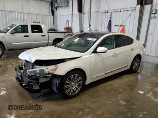 2014 Kia Cadenza Premium with VIN KNALN4D77E5148540, listed as a Copart auction lot 47878235 with 135,058 mi miles and Non Repairable. Bid and sale history available at carsss.com. Image 1.