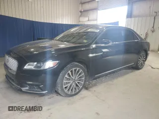2017 Lincoln Continental Select with VIN 1LN6L9SK5H5620406, listed as a Copart auction lot 60535225 with 208,004 mi miles and Clean title. Bid and sale history available at DreamBid. Image 1.