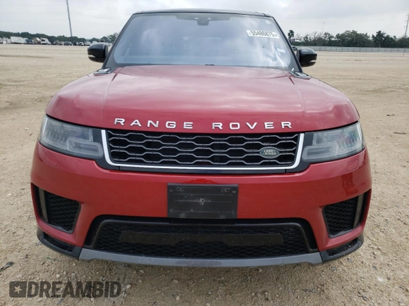 2018 Land Rover Range Rover Sport HSE with VIN SALWR2RV9JA199161, listed as a Copart auction lot 55486875 with 82,391 mi miles and Clean Title. Bid and sale history available at carsss.com. Image 5.