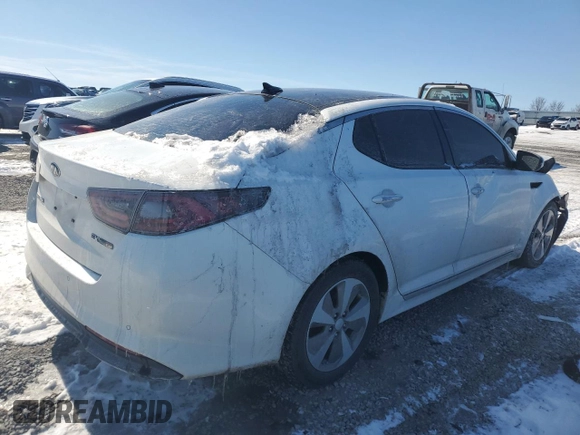 2014 Kia Optima EX z VIN KNAGN4AD8E5070636, wystawiony jako Copart lot #46328215 z przebiegiem 115 357 mil mil oraz Nie do naprawy • Non repairable. Historia ofert i sprzedaży dostępna na DreamBid. Obrazek 3.