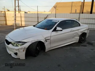 2018 BMW M4 z VIN WBS4Z9C5XJED31199, wystawiony jako Copart lot #85157254 z przebiegiem 54 034 mil mil oraz Czysty tytuł • Clean title. Historia ofert i sprzedaży dostępna na DreamBid. Obrazek 1.