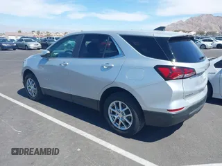 2022 Chevrolet Equinox LT with VIN 2GNAXTEV0N6134115, listed as a IAAI auction lot 41989096 with 118,688 mi miles. Bid and sale history available at carsss.com. Image 3.