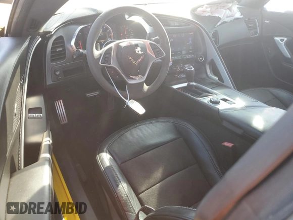 2015 Chevrolet Corvette Z51 1LT with VIN 1G1YH2D73F5000044, listed as a Copart auction lot 70773344 with 52,152 mi miles and Salvage Title. Bid and sale history available at carsss.com. Image 8.