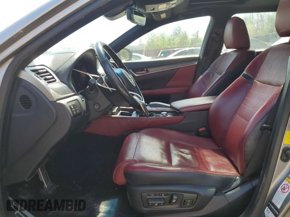 2017 Lexus GS 350 with VIN JTHCZ1BLXHA005291, listed as a Copart auction lot 51917785 with 167,476 mi miles and Salvage title. Bid and sale history available at DreamBid. Image 7.