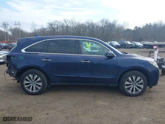 2014 Acura MDX Tech Pkg with VIN 5FRYD4H43EB021602, listed as a IAAI auction lot 41705215 with 140,767 mi miles. Bid and sale history available at carsss.com. Image 19.