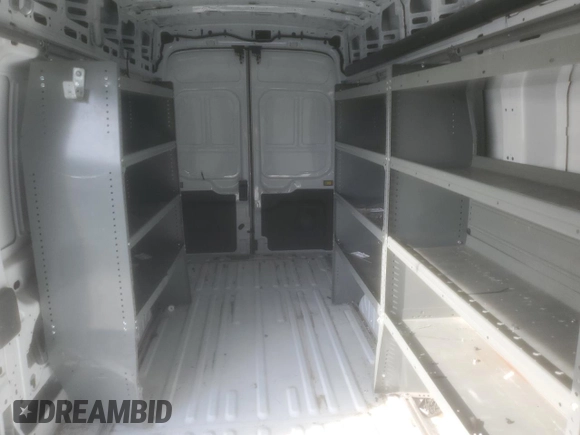 2020 Ford Transit Cargo with VIN 1FTBR3X83LKB79347, listed as a Copart auction lot 50538754 with 60,036 mi miles and Salvage Title. Bid and sale history available at DreamBid. Image 10.