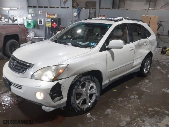 2006 Lexus RX 400h with VIN JTJHW31U760028954, listed as a IAAI auction lot 41581757 with 122,020 mi miles. Bid and sale history available at carsss.com. Image 2.