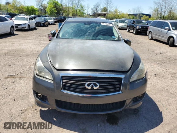 2011 Infiniti M37 with VIN JN1BY1AP0BM325295, listed as a Copart auction lot 54736145 with 171,753 mi miles and Salvage Title. Bid and sale history available at carsss.com. Image 5.