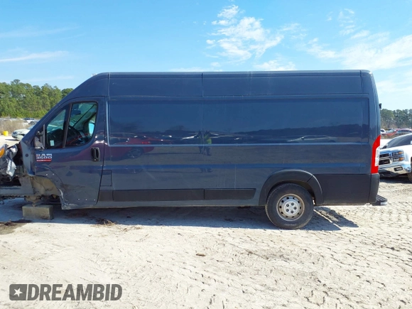 2022 Ram ProMaster Cargo with VIN 3C6MRVJG6NE116762, listed as a IAAI auction lot 40549769 with 77,027 mi miles and . Bid and sale history available at DreamBid. Image 14.