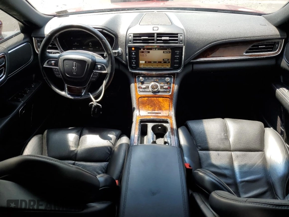 2017 Lincoln Continental Select with VIN 1LN6L9TK0H5629559, listed as a Copart auction lot 61366205 with 69,409 mi miles and Salvage title. Bid and sale history available at DreamBid. Image 8.