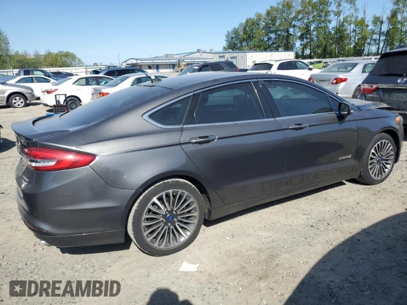 2018 Ford Fusion Hybrid Titanium with VIN 3FA6P0RU6JR192446, listed as a Copart auction lot 51871373 with 98,597 mi miles. Bid and sale history available at carsss.com. Image 3.