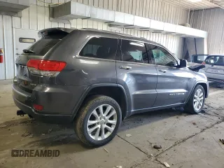 2017 Jeep Grand Cherokee Limited 75th Anniversary with VIN 1C4RJFBT4HC905477, listed as a Copart auction lot 63218505 with 156,117 mi miles and Non repairable. Bid and sale history available at DreamBid. Image 3.