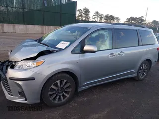 2019 Toyota Sienna LE with VIN 5TDJZ3DC1KS223552, listed as a IAAI auction lot 41809475 with 77,809 mi miles. Bid and sale history available at carsss.com. Image 14.