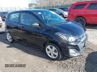 2020 Chevrolet Spark LS with VIN KL8CB6SA8LC477514, listed as a IAAI auction lot 41706916 with 76,672 mi miles. Bid and sale history available at carsss.com. Image 1.