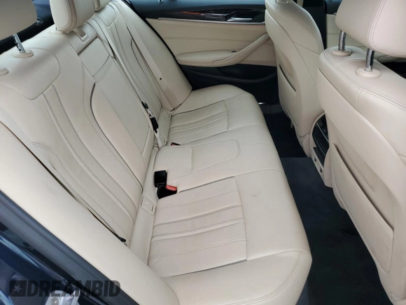 2017 BMW 5 Series 530i with VIN WBAJA5C37HG897385, listed as a Copart auction lot 57414135 with 65,221 mi miles and Salvage title. Bid and sale history available at DreamBid. Image 10.