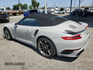 2018 Porsche 911 Turbo with VIN WP0CD2A93JS162091, listed as a Copart auction lot 65395935 with 13,549 mi miles and Salvage title. Bid and sale history available at DreamBid. Image 2.