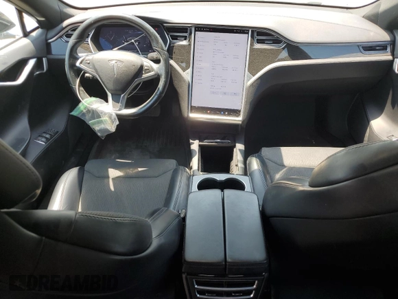 2017 Tesla Model S 100D z VIN 5YJSA1E21HF209847, wystawiony jako Copart lot #61848255 z przebiegiem 140 807 mil mil oraz Szkoda całkowita • Salvage title. Historia ofert i sprzedaży dostępna na DreamBid. Obrazek 8.