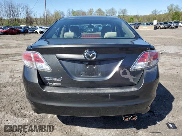 2012 Mazda 6 i Sport with VIN 1YVHZ8BH1C5M00760, listed as a Copart auction lot 54934565 with 180,726 mi miles and Salvage Title. Bid and sale history available at DreamBid. Image 6.