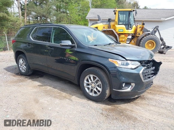 2019 Chevrolet Traverse LT Cloth with VIN 1GNEVGKW6KJ292498, listed as a IAAI auction lot 42006147 with 26,724 mi miles. Bid and sale history available at carsss.com. Image 1.