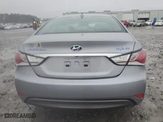 2014 Hyundai Sonata Hybrid with VIN KMHEC4A4XEA116695, listed as a Copart auction lot 42571905 with 126,066 mi miles and Salvage Title. Bid and sale history available at carsss.com. Image 6.