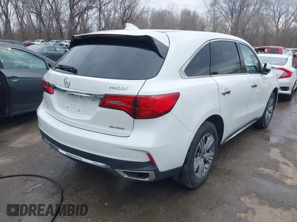 2020 Acura MDX with VIN 5J8YD4H30LL045764, listed as a IAAI auction lot 41697580 with 36,410 mi miles. Bid and sale history available at carsss.com. Image 4.
