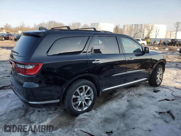 2017 Dodge Durango Citadel with VIN 1C4RDJEG0HC878920, listed as a Copart auction lot 48041485 with 145,657 mi miles and Salvage Title. Bid and sale history available at DreamBid. Image 3.