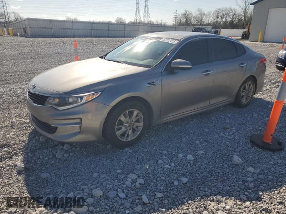 2018 Kia Optima LX with VIN 5XXGT4L39JG206128, listed as a Copart auction lot 52222425 with 155,863 mi miles and Salvage Title. Bid and sale history available at carsss.com. Image 1.