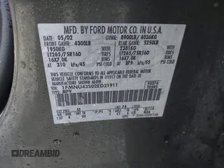2002 Ford Excursion Limited с VIN 1FMNU43S02ED21911, выставлен на аукционе IAAI как лот 41318676 с пробегом 423 528 миль миль и . История ставок и продаж доступна на DreamBid. Изображение 9.