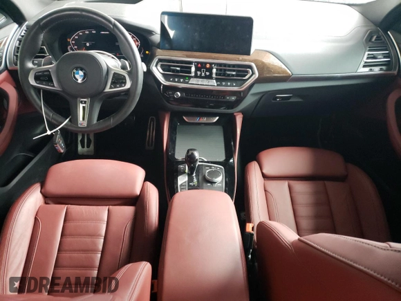 2024 BMW X4 M40i with VIN 5UX43DT05R9T40120, listed as a Copart auction lot 60976684 with 8,279 mi miles and Non Repairable. Bid and sale history available at carsss.com. Image 8.