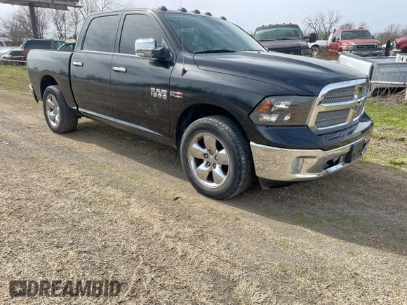 2017 Ram 1500 Big Horn with VIN 1C6RR7LM0HS880600, listed as a Copart auction lot 48344575 with 122,270 mi miles and Clean Title. Bid and sale history available at carsss.com. Image 1.