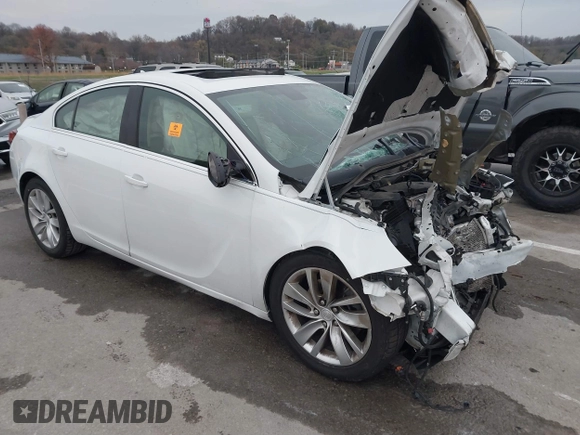 2014 Buick Regal with VIN 2G4GK5EX6E9301439, listed as a IAAI auction lot 40964516 with 1 mi miles. Bid and sale history available at carsss.com. Image 1.