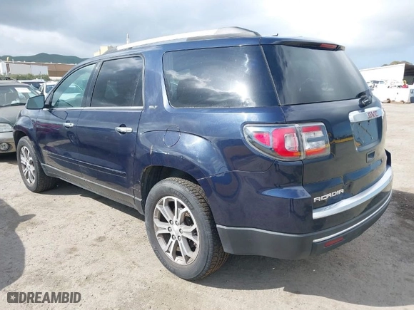 2015 GMC Acadia SLT with VIN 1GKKRRKD0FJ339805, listed as a IAAI auction lot 41913572 with NaN miles. Bid and sale history available at carsss.com. Image 3.