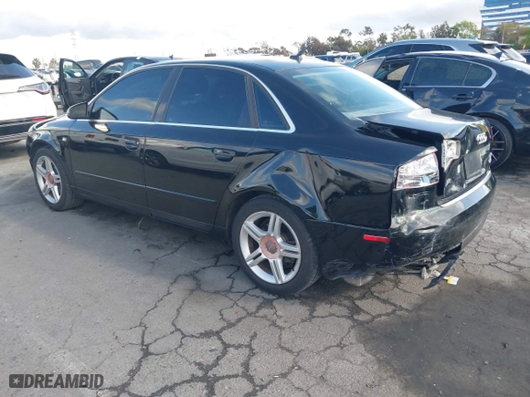 2007 Audi A4 2.0T with VIN WAUAF78E07A063080, listed as a IAAI auction lot 41896271 with 228,307 mi miles. Bid and sale history available at carsss.com. Image 3.