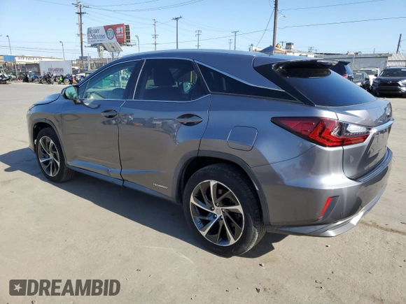 2017 Lexus RX 450h z VIN 2T2BGMCA8HC013446, wystawiony jako Copart lot #58415805 z przebiegiem 59 431 mil mil oraz Szkoda całkowita • Salvage title. Historia ofert i sprzedaży dostępna na DreamBid. Obrazek 2.