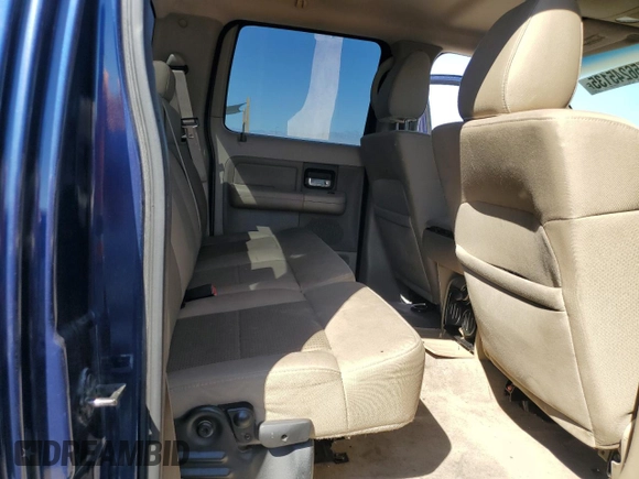 2008 Ford F-150 XLT с VIN 1FTPW12518FA83927, выставлен на аукционе Copart как лот 56245135 с пробегом 153 084 миль миль и Списание • Salvage title. История ставок и продаж доступна на DreamBid. Изображение 10.