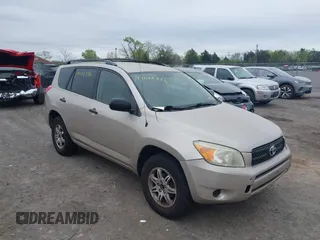2007 Toyota RAV4 with VIN JTMBD33V576033296, listed as a IAAI auction lot 42088496 with 147,615 mi miles. Bid and sale history available at carsss.com. Image 1.