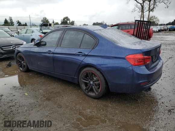 2016 BMW 3 Series 328i with VIN WBA8E9G55GNT81414, listed as a Copart auction lot 47995395 with 87,793 mi miles and Salvage Title. Bid and sale history available at carsss.com. Image 2.