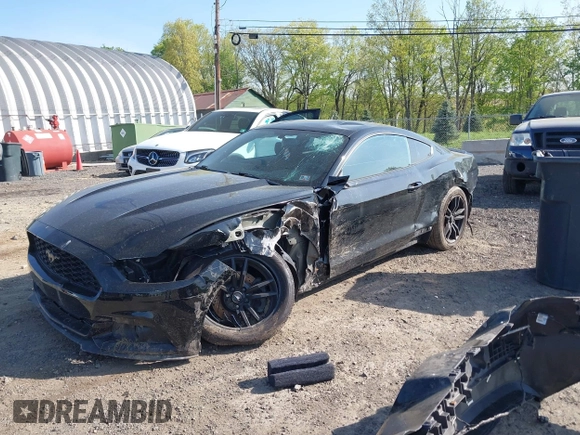 2016 Ford Mustang EcoBoost with VIN 1FA6P8TH7G5227761, listed as a IAAI auction lot 42144016 with 57,556 mi miles and . Bid and sale history available at DreamBid. Image 2.
