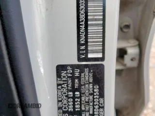 2013 Kia Rio EX with VIN KNADN4A38D6303580, listed as a Copart auction lot 63126825 with 103,675 mi miles and Salvage title. Bid and sale history available at DreamBid. Image 13.