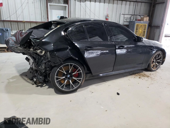 2021 BMW M5 z VIN WBS83CH06MCF15472, wystawiony jako Copart lot #50920135 z przebiegiem Nie podano mil oraz Szkoda całkowita • Salvage title. Historia ofert i sprzedaży dostępna na DreamBid. Obrazek 3.