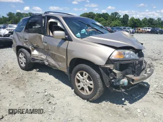 2006 Acura MDX Touring w/Navi with VIN 2HNYD18896H539092, listed as a Copart auction lot 57190874 with 0 mi miles and Salvage Title. Bid and sale history available at carsss.com. Image 4.