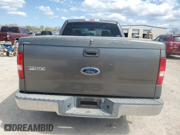 2004 Ford F-150 STX with VIN 1FTRX12WX4NB27521, listed as a Copart auction lot 50555205 with 90,609 mi miles and Salvage Title. Bid and sale history available at carsss.com. Image 6.