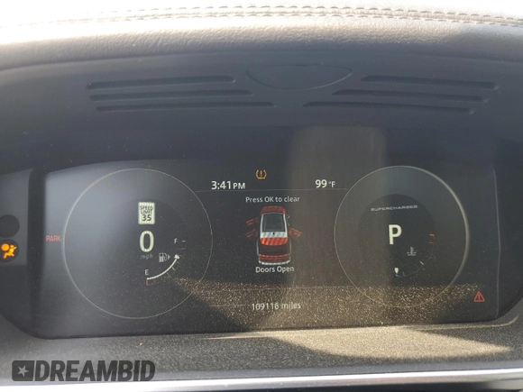 2017 Land Rover Range Rover with VIN SALGS2FE5HA324390, listed as a Copart auction lot 54923095 with 109,116 mi miles and Salvage title. Bid and sale history available at DreamBid. Image 9.
